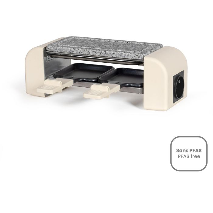 Livoo Parrilla Raclette Conectable DOC310C para 2 Personas, 450W con Termostato Automático