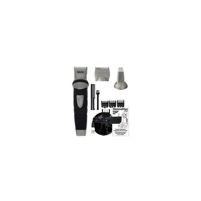 Wahl 9953-1016 Afeitadora Corporal y Barba Inalámbrica Groomsman Body - Kit Completo con Recortador, Cuchillas y Autonomía de 60 Minutos