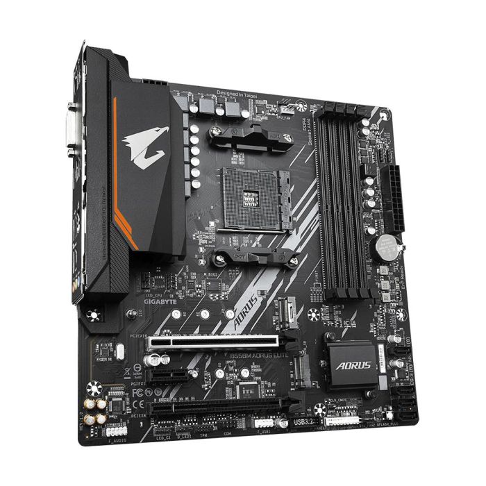Gigabyte B550M AORUS ELITE Placa Base Socket AM4 Micro ATX AMD B550 - GAB55MAEL-00-G 2 Gigabyte B550M AORUS ELITE Placa Base Socket AM4 Micro ATX AMD B550 - GAB55MAEL-00-G 2