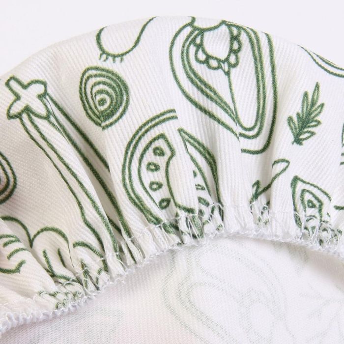 Cook Concept Juego 3 Tapas Reutilizables Tela Algodón Lavables Ilustradas Ø15.5 Ø18.5 Ø21 cm 5