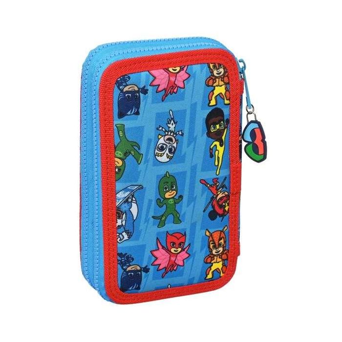 Plumier Doble PJ Masks Azul 12.5 x 19.5 x 4 cm (28 piezas) 5 Plumier Doble PJ Masks Azul 12.5 x 19.5 x 4 cm (28 piezas) 5