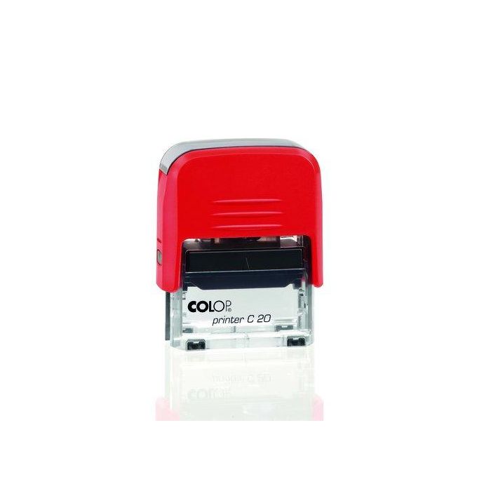 Sello Ent.Aut. Colop Printer C20 (38X14 Mm.) Recibido Tinta Roja