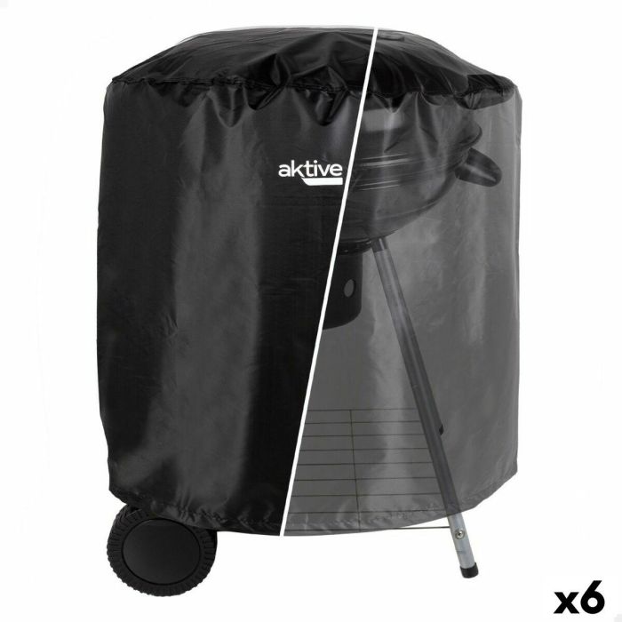Funda Protectora para Barbacoa Aktive Negro 6 Unidades 69,5 x 67 x 69,5 cm 0 Funda Protectora para Barbacoa Aktive Negro 6 Unidades 69,5 x 67 x 69,5 cm 0