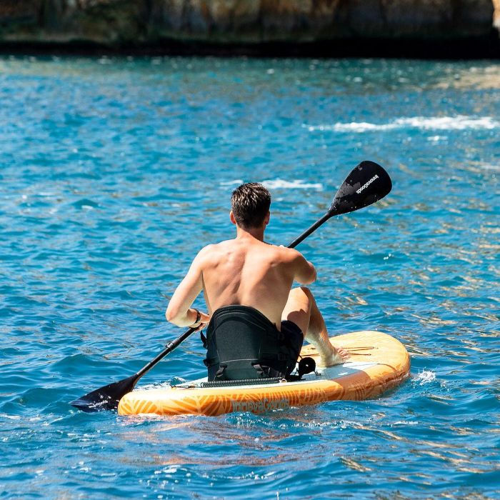 Tabla de Paddle Surf Hinchable 2 en 1 con Asiento y Accesorios Siros InnovaGoods 10'5" 320 cm 25 Tabla de Paddle Surf Hinchable 2 en 1 con Asiento y Accesorios Siros InnovaGoods 10'5" 320 cm 25