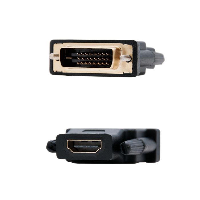 Nanocable 10.15.0700 Adaptador DVI 24+1 Macho a HDMI Hembra Tipo A - Conector Oro 24K Negro 2 Nanocable 10.15.0700 Adaptador DVI 24+1 Macho a HDMI Hembra Tipo A - Conector Oro 24K Negro 2