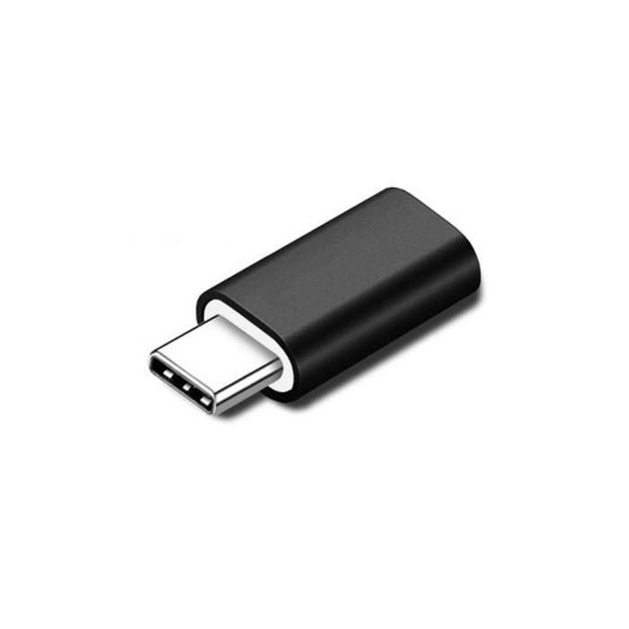 MicroConnect Lightning Female to USB-C Adapter, Black MicroConnect Lightning Female to USB-C Adapter, Black