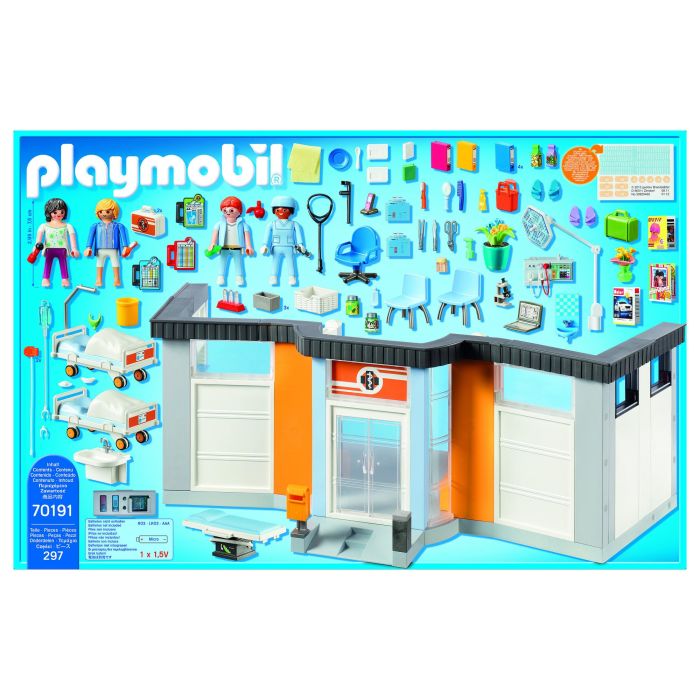 Playmobil 70191 City Life Hospital Wing - Juego de Construcción, 297 Piezas, Juguete para Niños y Niñas +4 Años 2