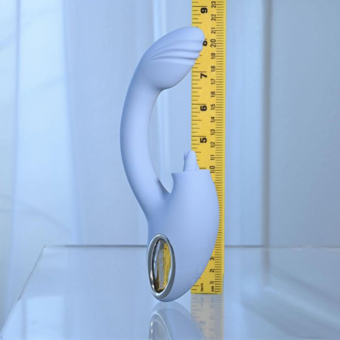 Vibrador Doble Estimulación Evolved Playboy Azul 14 Vibrador Doble Estimulación Evolved Playboy Azul 14