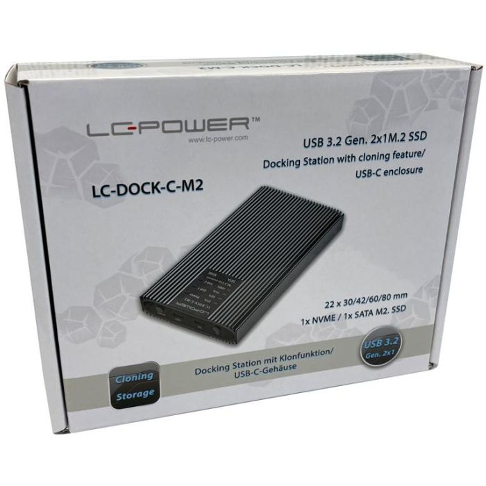 D LC-Power NVMe/SATA SSD M.2 USB-C 3 D LC-Power NVMe/SATA SSD M.2 USB-C 3