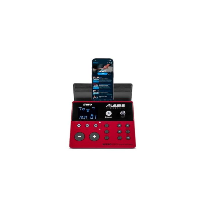 Alesis Nitro Pro Xl Kit Batería Electrónica con Pads de Malla, Módulo con 36 Kits y 500 Sonidos, Bluetooth, Incluye Cables, Baquetas y Software Gratuito 7