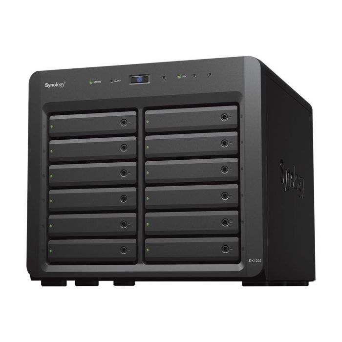 Synology DX1222 Unidad Expansión Almacenamiento 12 Bahías para Discos 2.5"/3.5" SATA-600 para NAS