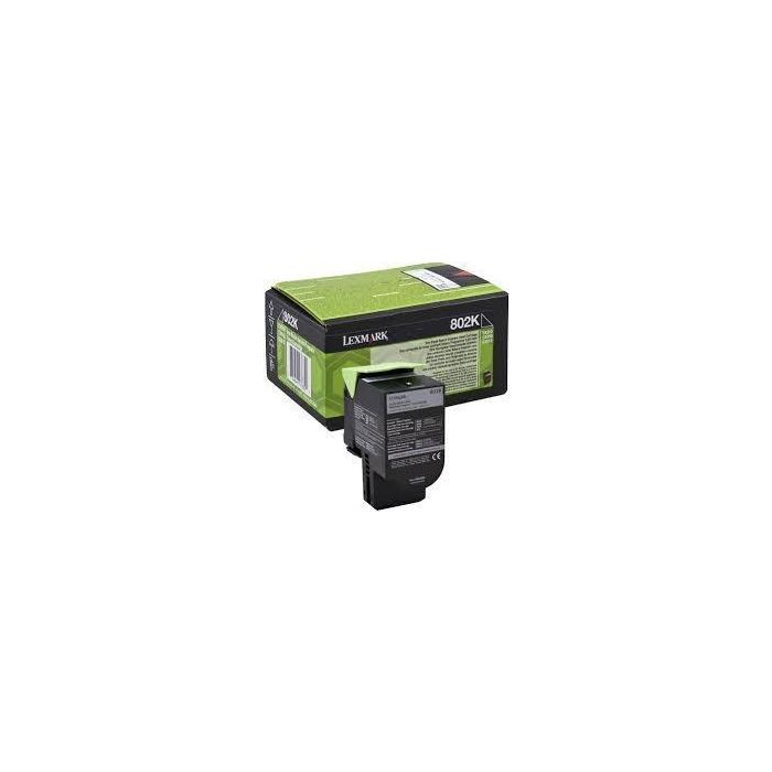 Lexmark 802K Toner Retornable Negro1K Lexmark 802K Toner Retornable Negro1K