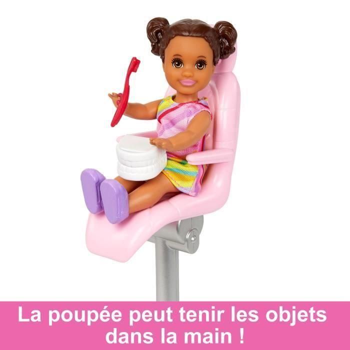 Consulta dental Barbie - BARBIE - HKT69 - 2 muñecas, silla, herramientas dentales, cepillo de dientes, pasta de dientes 2 Consulta dental Barbie - BARBIE - HKT69 - 2 muñecas, silla, herramientas dentales, cepillo de dientes, pasta de dientes 2