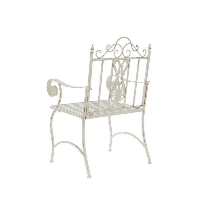 Silla Terraza Y Jardin DKD Home Decor Blanco 52 x 98 x 63.5 cm 5