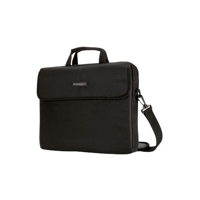 Kensington SP17 ClassicSleeve - Funda para Portátil 17" (43.2cm) con Tirante de Hombro, Poliéster Negro