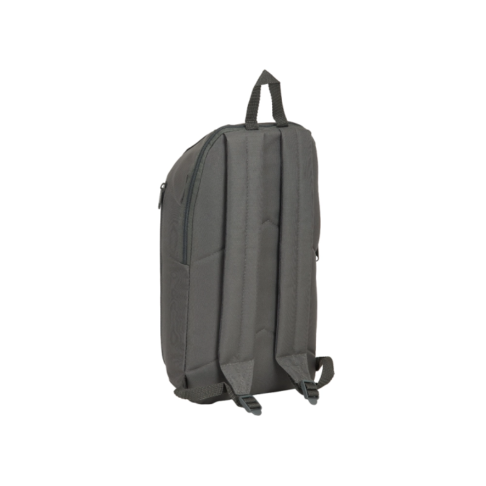Safta Mini Mochila Bolsillo Vertical Gris Humo 1
