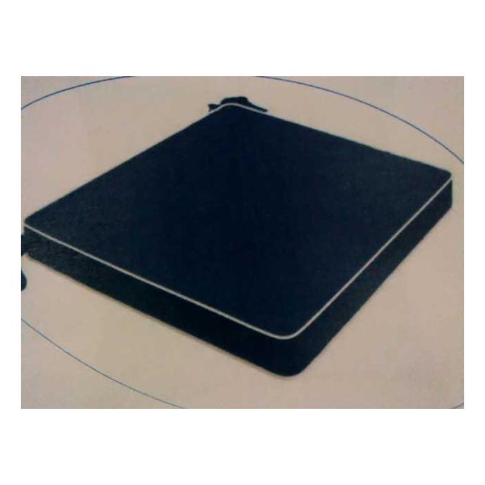 DKD Home Decor Cojin Boho Azul Marino Blanco 40x40 cm de Poliéster para Exterior, Resistente a UV, Anti-abrasión con Cremallera 1