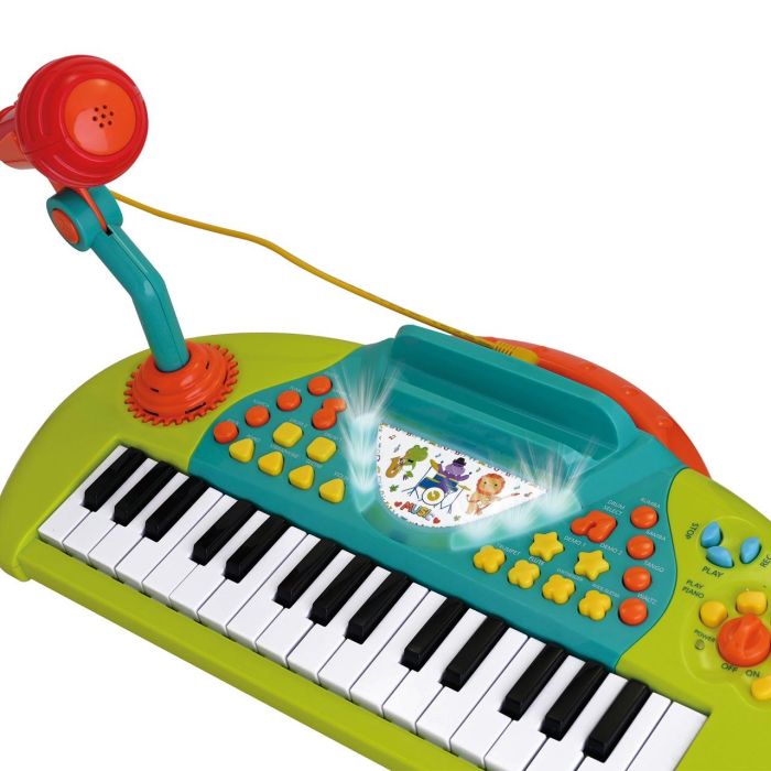 Tachan Piano Teclado LM7710 con Karaoke y Grabación para Niños de +2 Años, 32 Teclas, Luces, 8 Instrumentos y Ritmos 3 Tachan Piano Teclado LM7710 con Karaoke y Grabación para Niños de +2 Años, 32 Teclas, Luces, 8 Instrumentos y Ritmos 3