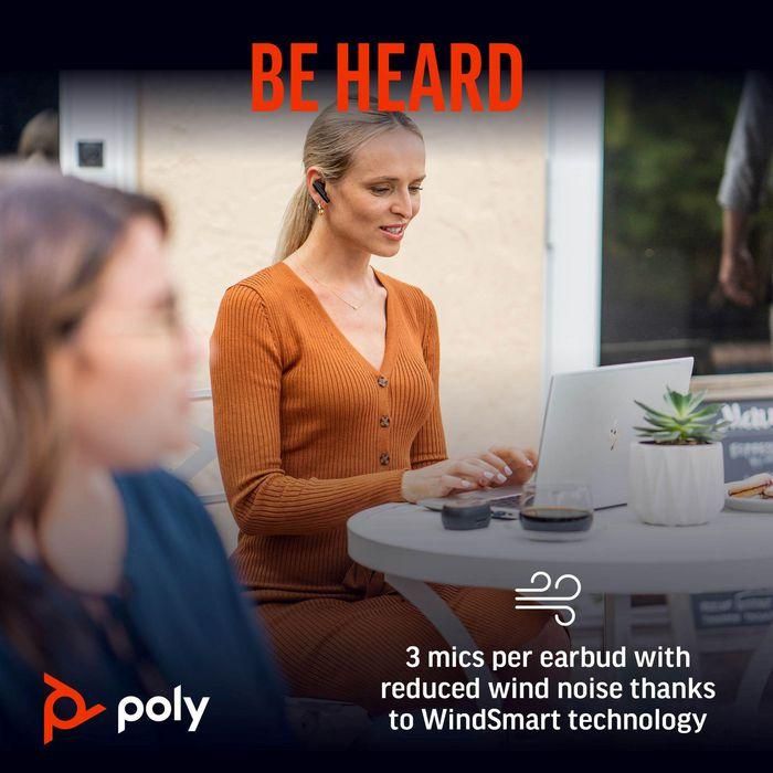 Poly Voyager Free 60+ UC Auriculares Carbon Black con ANC, 3 Micrófonos, Estuche Táctil y Adaptador USB-C BT700 4 Poly Voyager Free 60+ UC Auriculares Carbon Black con ANC, 3 Micrófonos, Estuche Táctil y Adaptador USB-C BT700 4