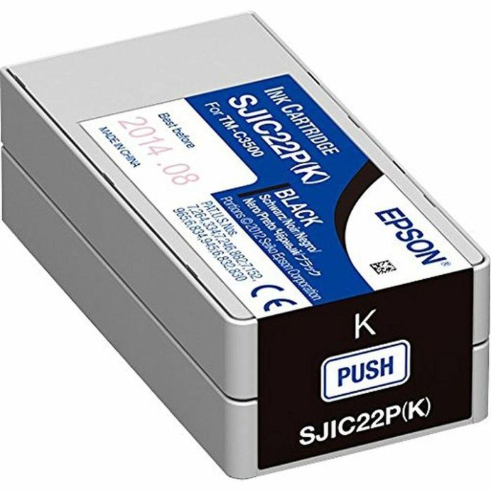 Cartucho de Tinta Original Epson SJIC22P(K) Negro Cartucho de Tinta Original Epson SJIC22P(K) Negro