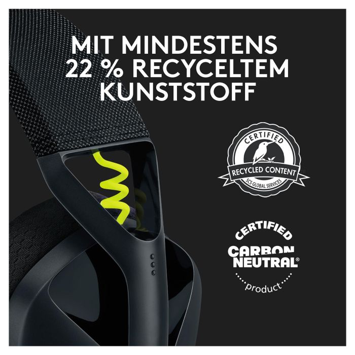 Logitech G435 Auriculares Gaming Inalámbricos Bluetooth/LIGHTSPEED con Micrófono, Dolby Atmos, Certificado Discord, para PC y Consolas, Negro