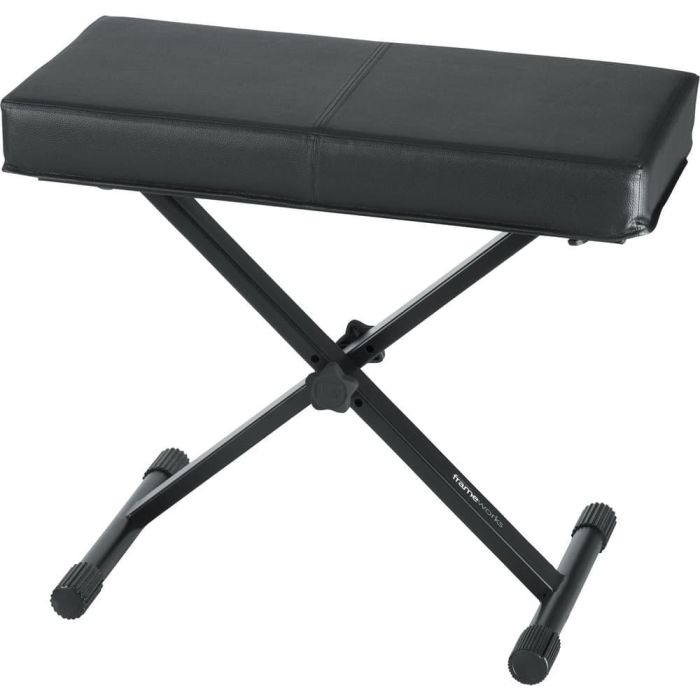 Banqueta Estándar Para Teclado Negro Con Asiento Deluxe 4 Banqueta Estándar Para Teclado Negro Con Asiento Deluxe 4