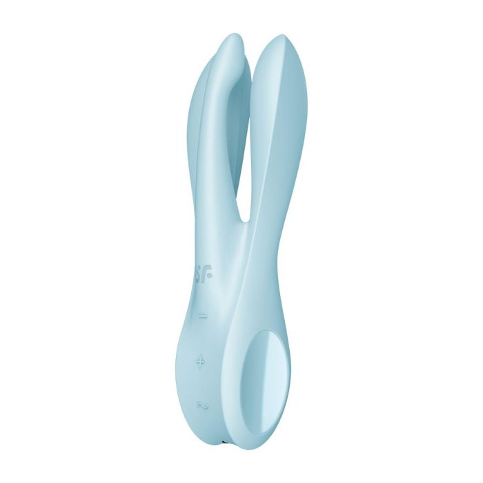 Satisfyer Threesome 1 Vibrador Azul Claro para Mujer Satisfyer Threesome 1 Vibrador Azul Claro para Mujer