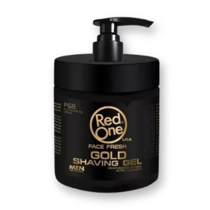 RED ONE Fresh Gold Gel de Afeitar para Hombre, 1000 ml