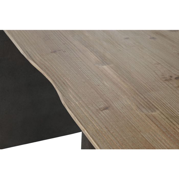 DKD Home Decor Mesa Comedor Loft Marron Oscuro Natural Abeto 200 x 90 x 75 cm 6