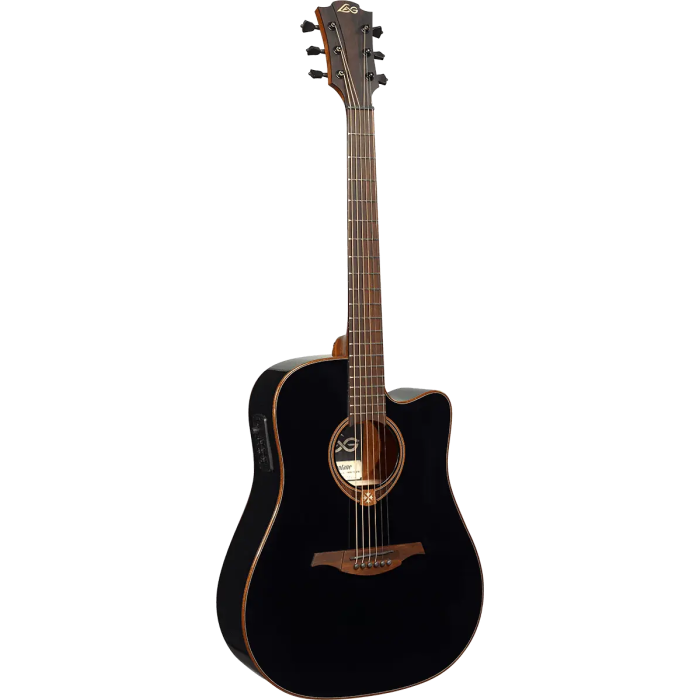 LAG Guitarra Acústica Dreadnought Cutaway Tramontane 118 A/E Electroacústica Negra Brillante 1 LAG Guitarra Acústica Dreadnought Cutaway Tramontane 118 A/E Electroacústica Negra Brillante 1