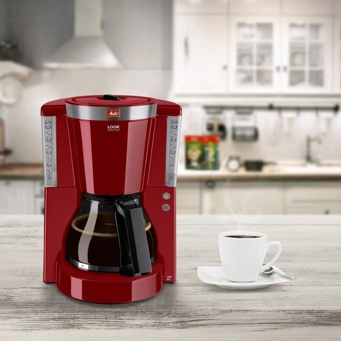 Cafetera con filtro MELITTA 1011-17 Look IV Selection - Rojo 3 Cafetera con filtro MELITTA 1011-17 Look IV Selection - Rojo 3