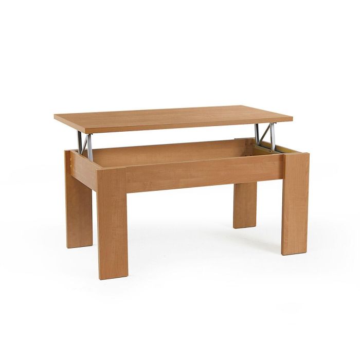 Mesa de Centro Alexandra House Living Cerezo Metal Madera MDP 105 x 51 x 55 cm