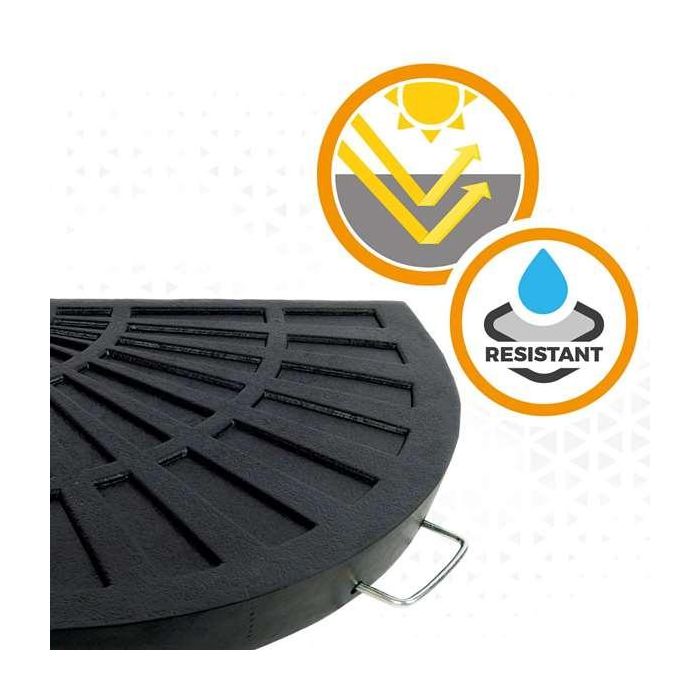 Loseta parasol poliresina 12 kgs 47x64x4cm 4 Loseta parasol poliresina 12 kgs 47x64x4cm 4