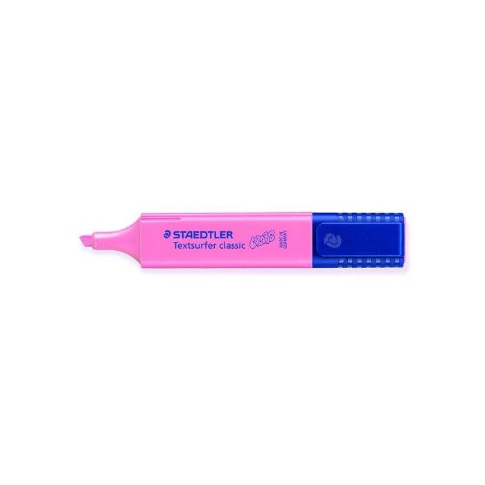 Staedtler Marcador Fluorescente Textsurfer Classic, Rosa Pastel (10 Unidades) (10 Unidades)