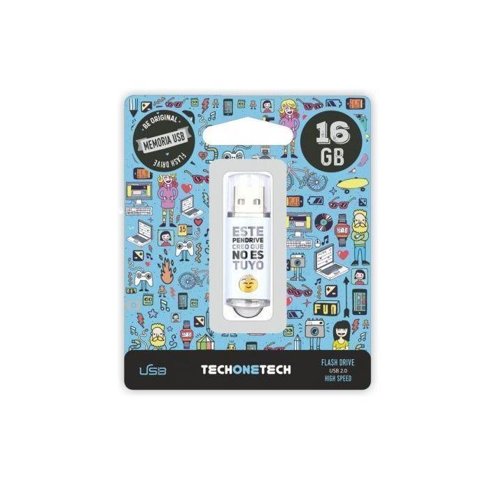 Techonetech Memoria USB Flash Drive 16 GB 2.0
