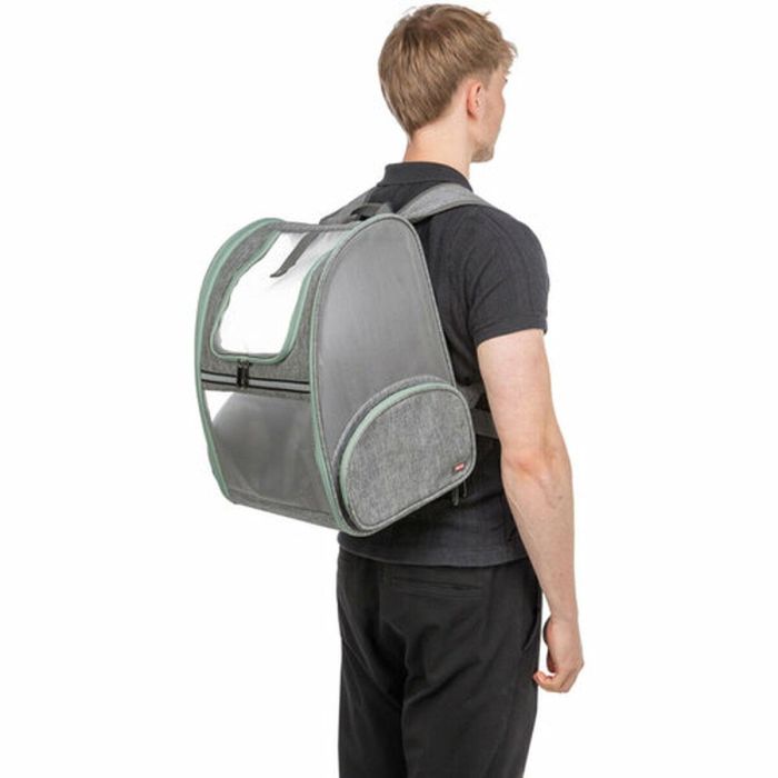 Mochila para Mascotas Trixie Gris claro 39 × 43 × 27 cm 5 Mochila para Mascotas Trixie Gris claro 39 × 43 × 27 cm 5