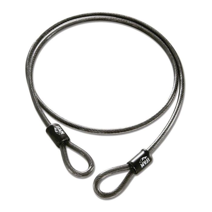Ifam Cable Antirrobo con Lazos XL200 - Acero Galvanizado 200 cm x 10 mm para Bicicletas Ifam Cable Antirrobo con Lazos XL200 - Acero Galvanizado 200 cm x 10 mm para Bicicletas
