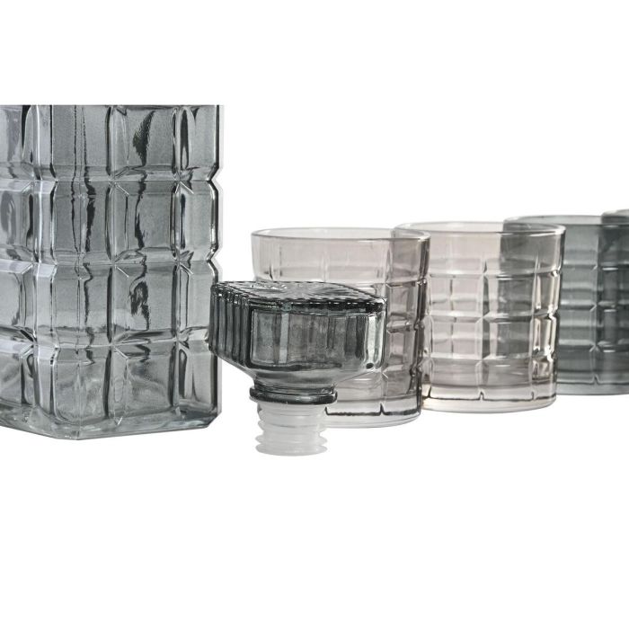 Botella Urban DKD Home Decor Gris 9.2 x 23 x 9.2 cm Set de 5 2 Botella Urban DKD Home Decor Gris 9.2 x 23 x 9.2 cm Set de 5 2
