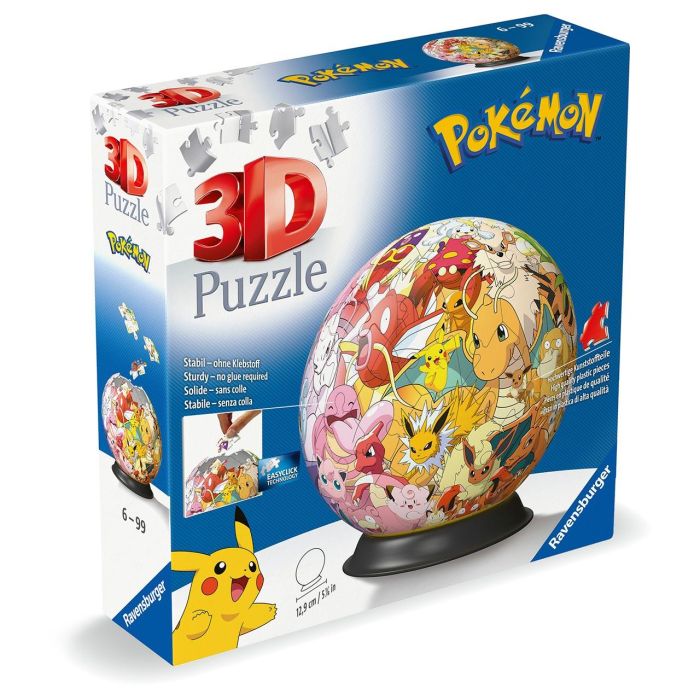 Puzzle Ball 3D Pokemon 11595 Ravensburger 1 Puzzle Ball 3D Pokemon 11595 Ravensburger 1
