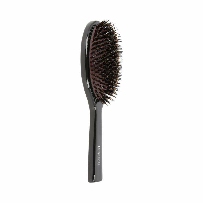 Lussoni #Oval Cepillo para el pelo de madera de haya con cerdas de jabalí y nailon, desenreda y da brillo 1 unidad 4 Lussoni #Oval Cepillo para el pelo de madera de haya con cerdas de jabalí y nailon, desenreda y da brillo 1 unidad 4