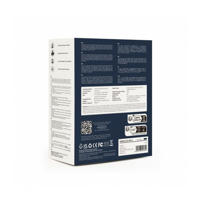 Plug Anal Svakom Azul marino (8 cm) 5