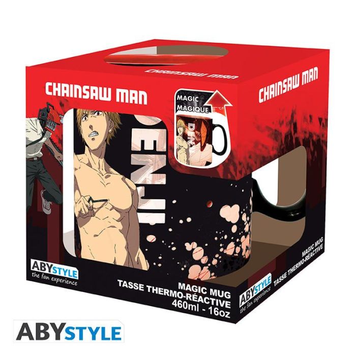 Taza Termica Abystyle Chainsaw Man Denki 3 Taza Termica Abystyle Chainsaw Man Denki 3