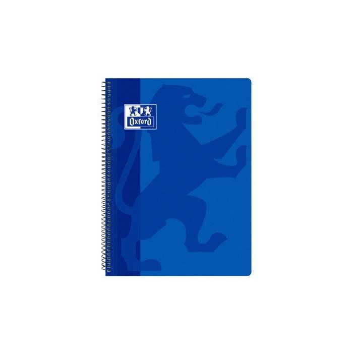 Bloc Oxford School Classic Tapa Pp Fº 80H Cuadric.4X4 90G Azul Marino (Set de 5)