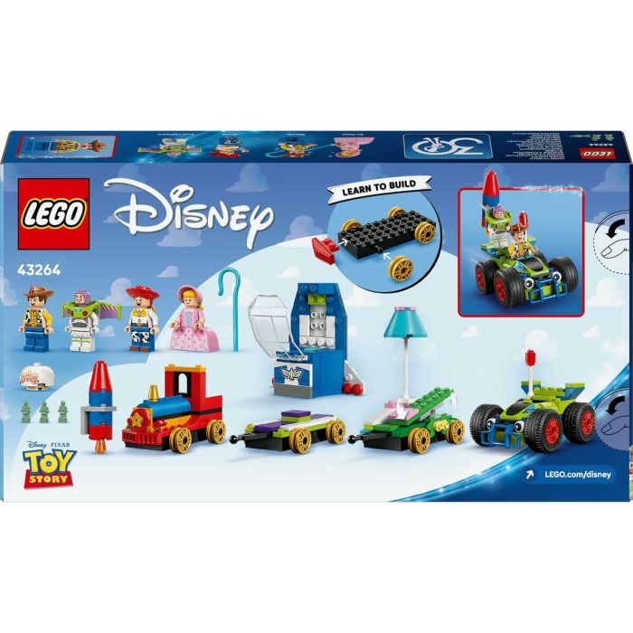 LEGO | Disney y Pixar 43264 Toy Story Party Train y Coche RC - Juguete para Niños de 4 Años 1 LEGO | Disney y Pixar 43264 Toy Story Party Train y Coche RC - Juguete para Niños de 4 Años 1