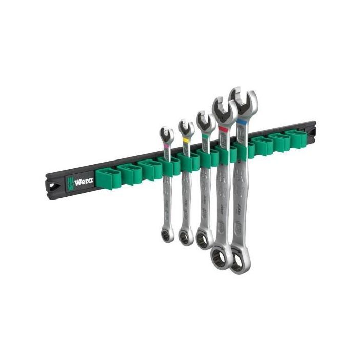 Wera 05020015001 Joker 2 Juego de llaves de carraca con boca y anillo, 8, 10, 13, 17, 19 mm, 5 piezas
