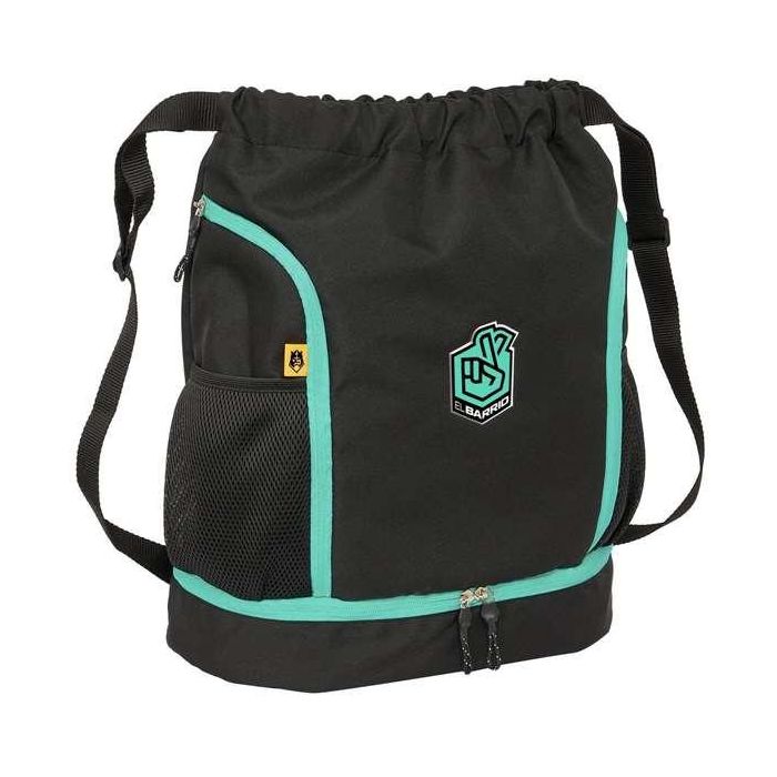 Bolsa Mochila con Cuerdas Kings League El barrio Negro 35 x 40 x 1 cm 4 Bolsa Mochila con Cuerdas Kings League El barrio Negro 35 x 40 x 1 cm 4