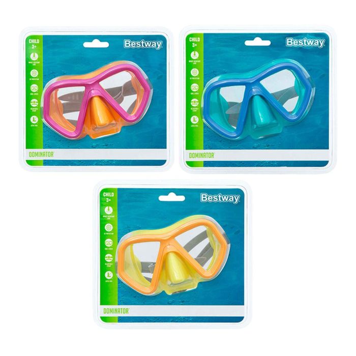 Bestway Mascara Buceo Junior Correa Anatomica Color Surtido +7 Años Playa y Piscina 22040 3 Bestway Mascara Buceo Junior Correa Anatomica Color Surtido +7 Años Playa y Piscina 22040 3