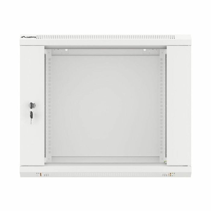 Lanberg WF01-6409-10S Armario Rack Bastidor de Pared de 9U con Carga Máxima de 60 kg, Color Gris 13