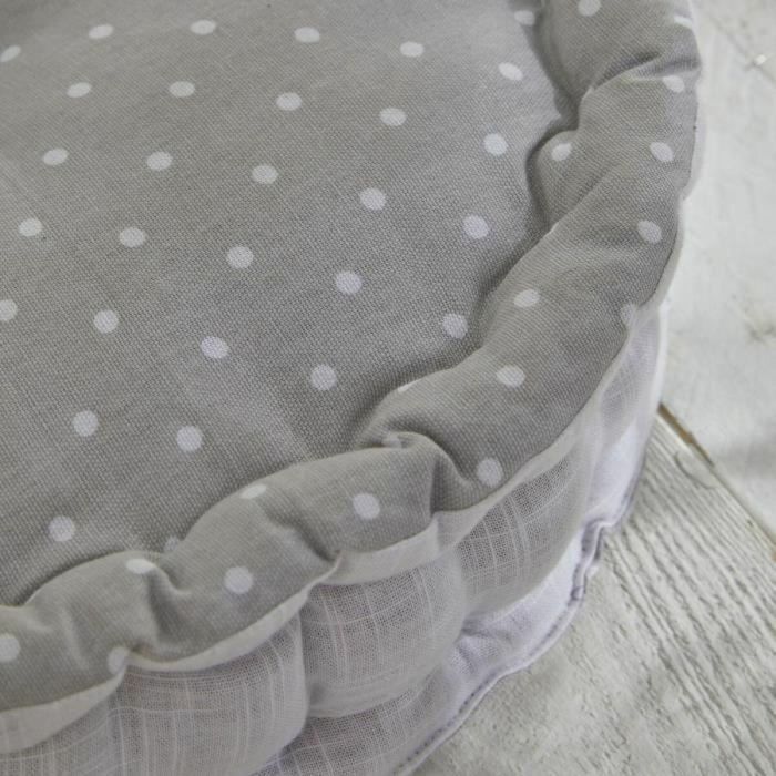 Today TOD1700239487259 Cojín de suelo redondo CHARME Estampado Constance 40 x 12 cm 2 Today TOD1700239487259 Cojín de suelo redondo CHARME Estampado Constance 40 x 12 cm 2