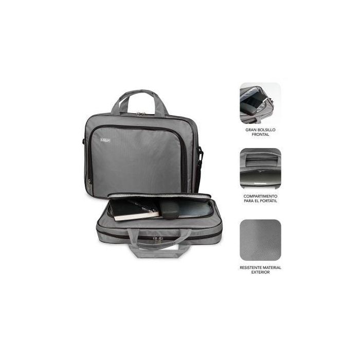 SUBBLIM Maletin Oxford Laptop Bag 11-12,5" Grey 1 SUBBLIM Maletin Oxford Laptop Bag 11-12,5" Grey 1